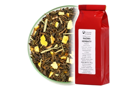 Herbata Czerwona Pu-Erh LEMON (OT) (50g) | Naturalna Witalność !